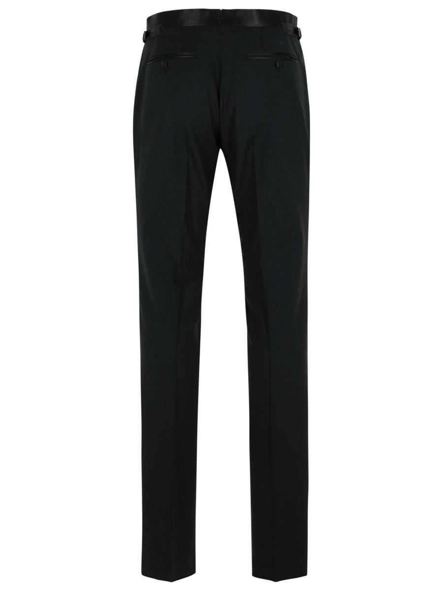 Schwarze Wollhose von Tom Ford