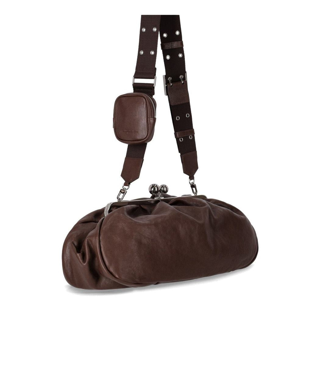 Weekend Max Mara – Pasticcino Cristin – Große dunkelbraune Clutch