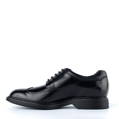 Hogan – Schnürschuh aus schwarzem Leder mit Schwalbenschwanz