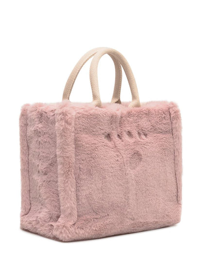 Marni Marni Tasche aus rosa Kunstpelz