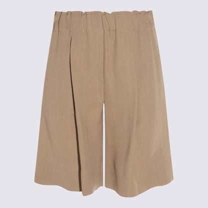 Antonelli – Beige Leinenshorts