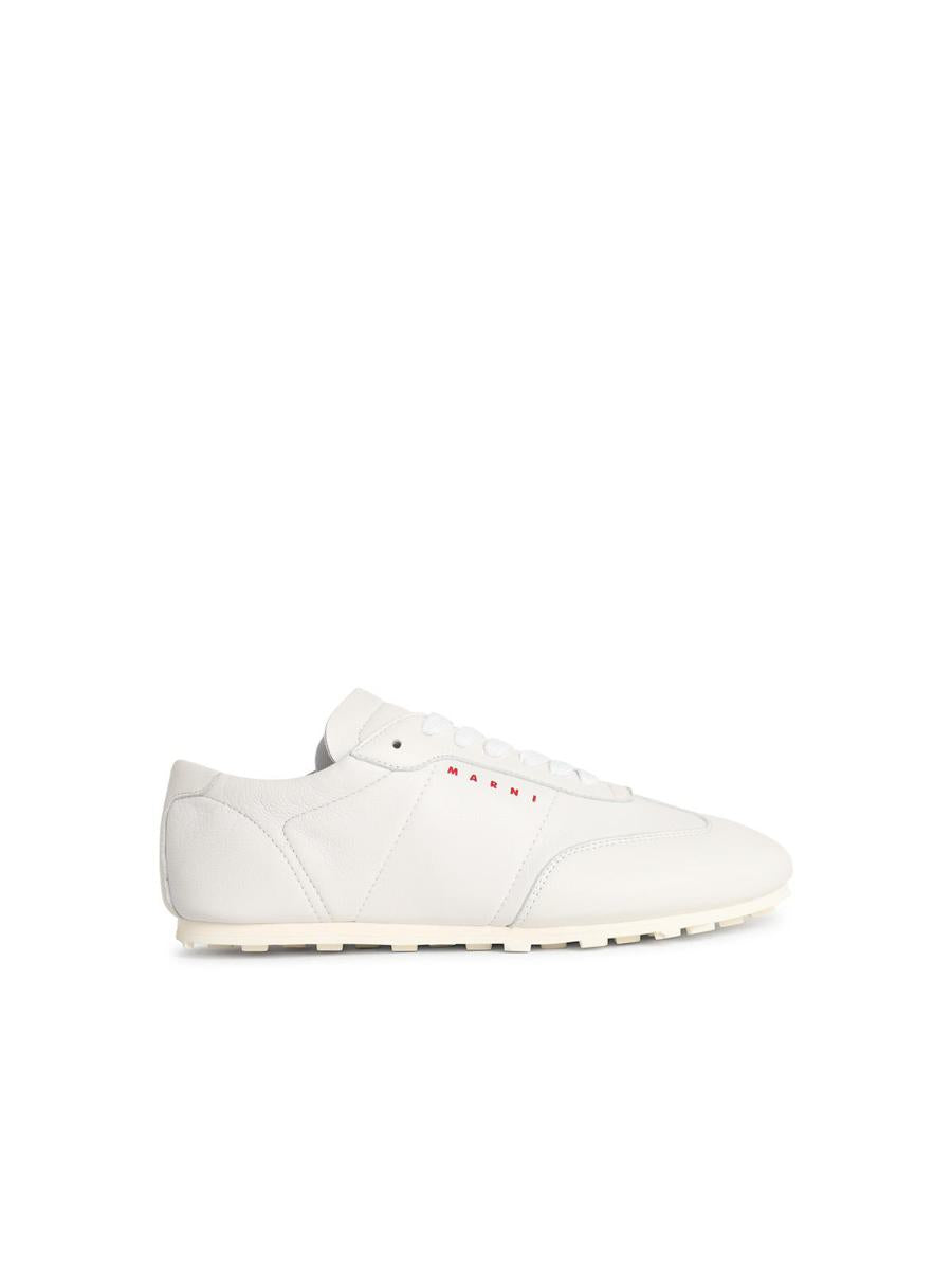 Marni Weiße Ledersneaker