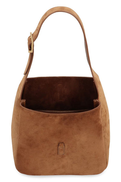Saint Laurent Le 5 À 7 Piccola Wildlederhandtasche