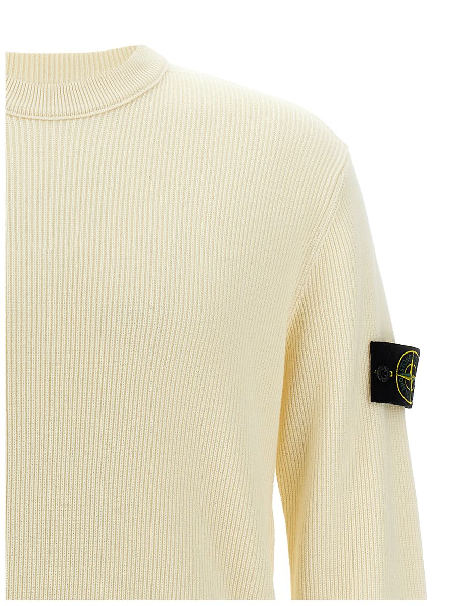 Stone Island Gerippter Wollpullover