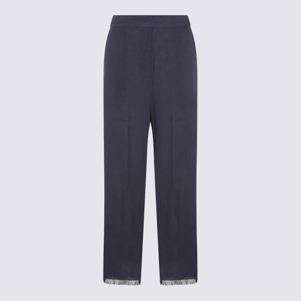 Antonelli Blaue Leinenhose