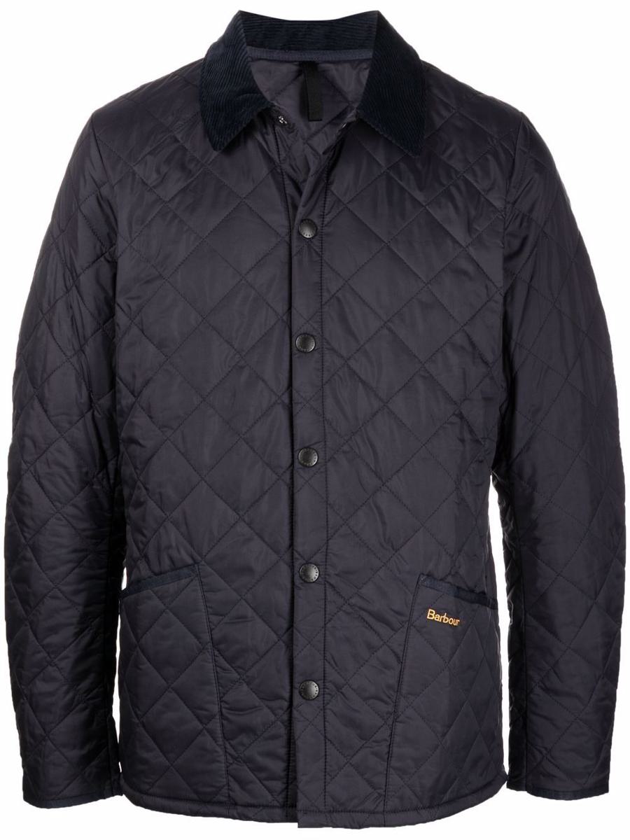 Barbour – Blaue, gesteppte Heritage-Jacke