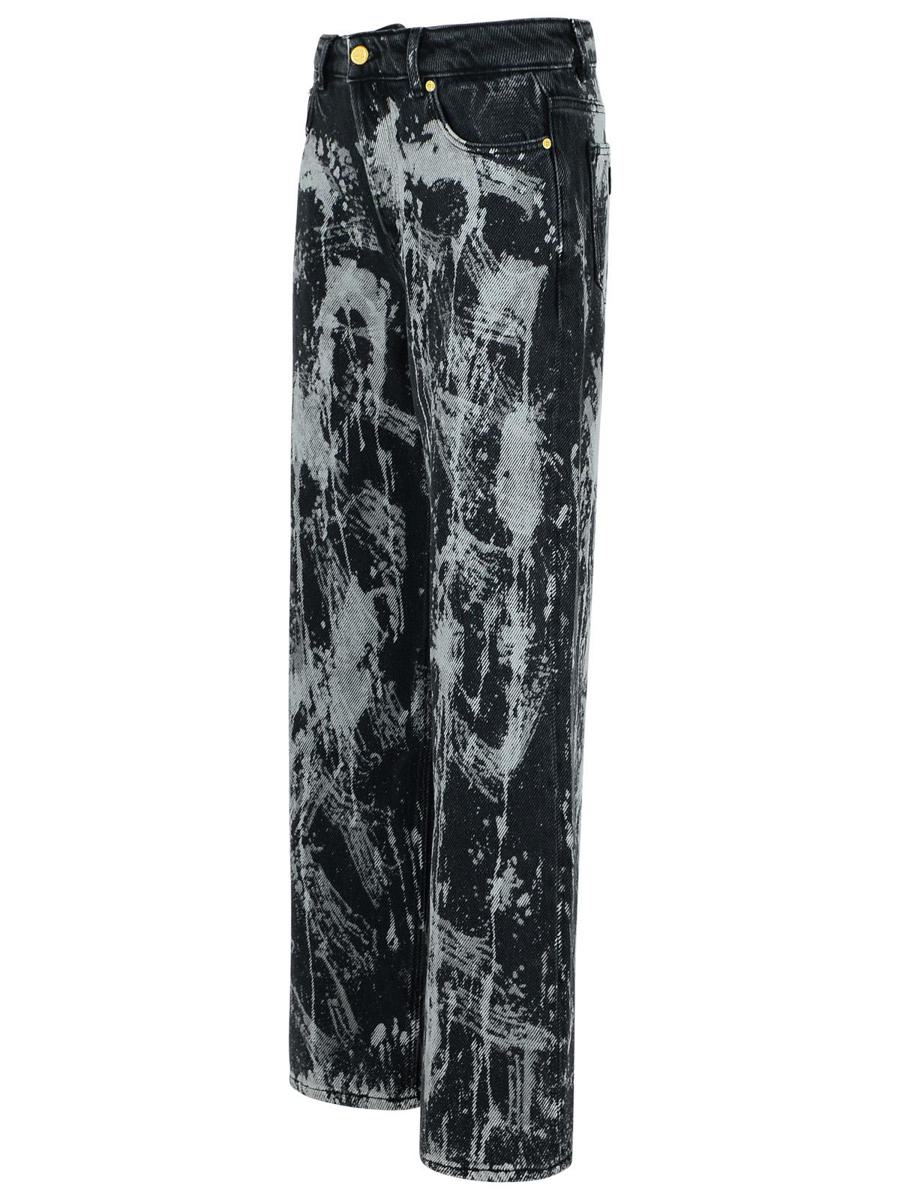 Ganni „Izey“ schwarze Baumwolljeans