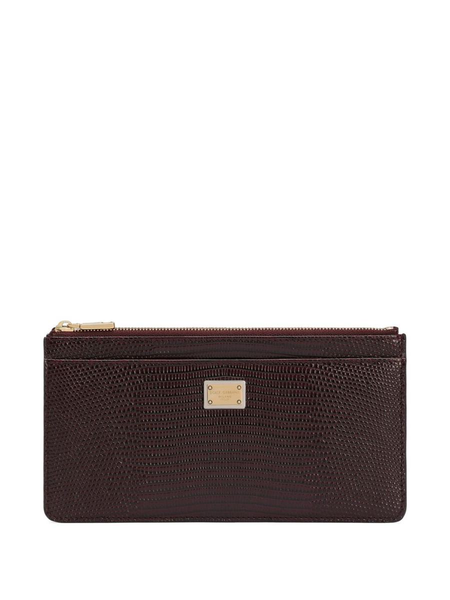 Dolce &amp; Gabbana – Kartenetui mit Logo-Schild