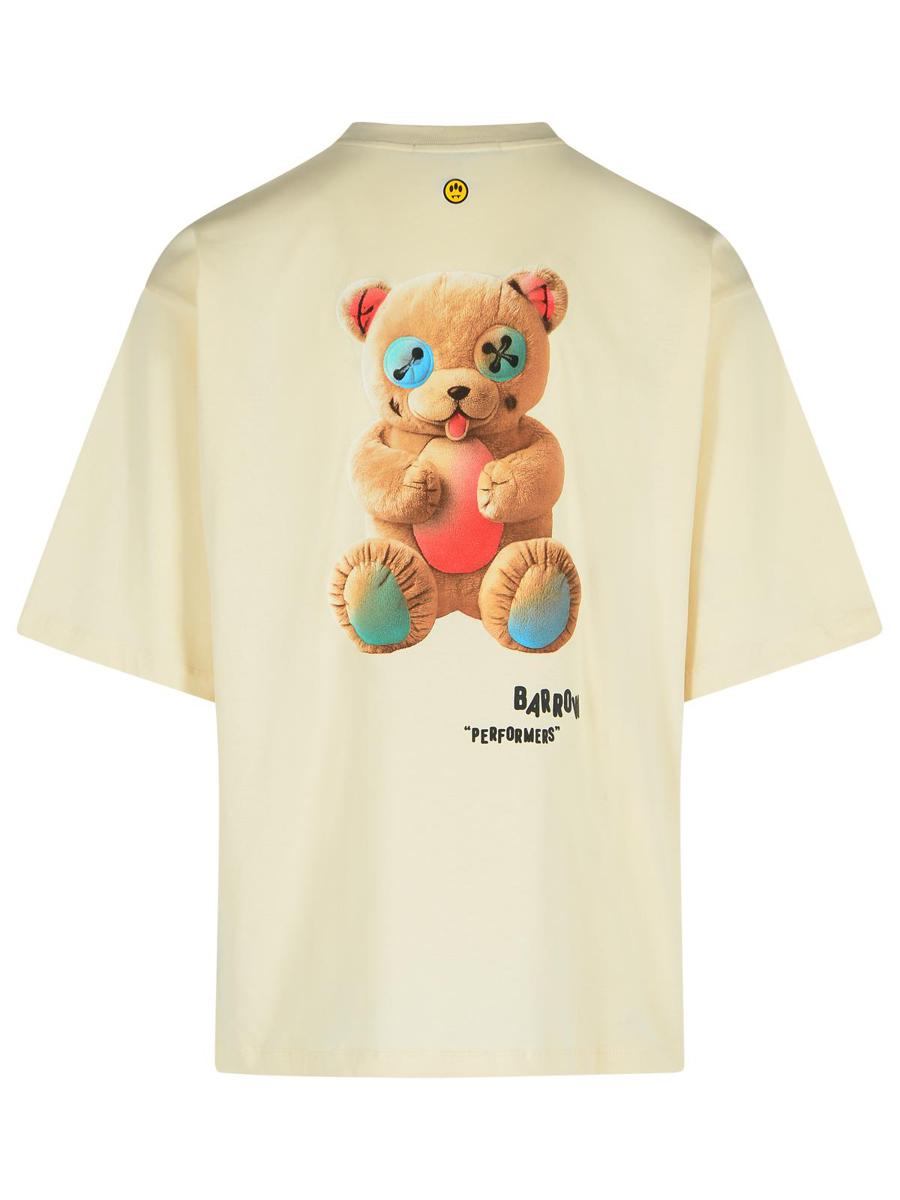 Cremefarbenes Baumwoll-T-Shirt „Barrow“