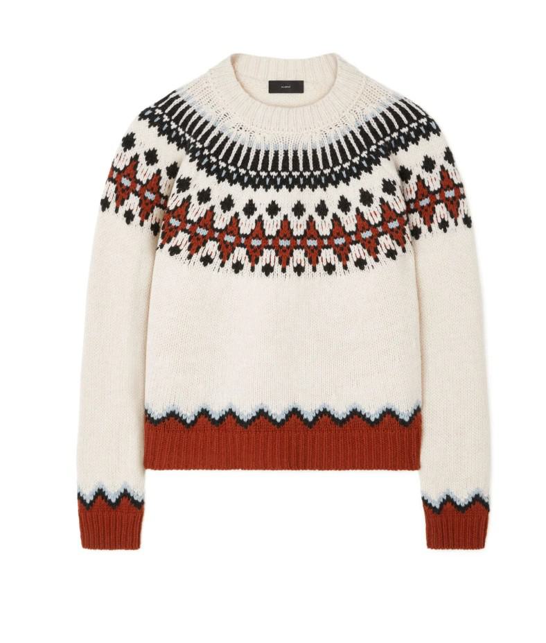 Alanui Sweet Winter Sweater Ziegelrot/Mehrfarbig