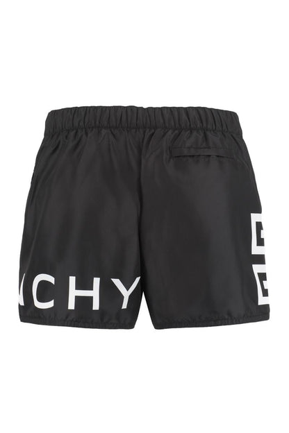 Badeshorts mit Logo-Print von Givenchy