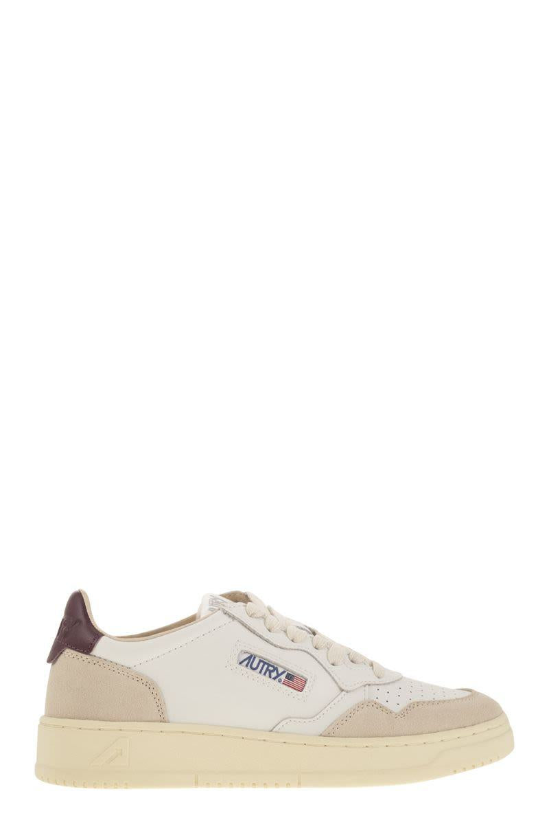 Autry Medalist Low – Sneakers aus Leder und Wildleder