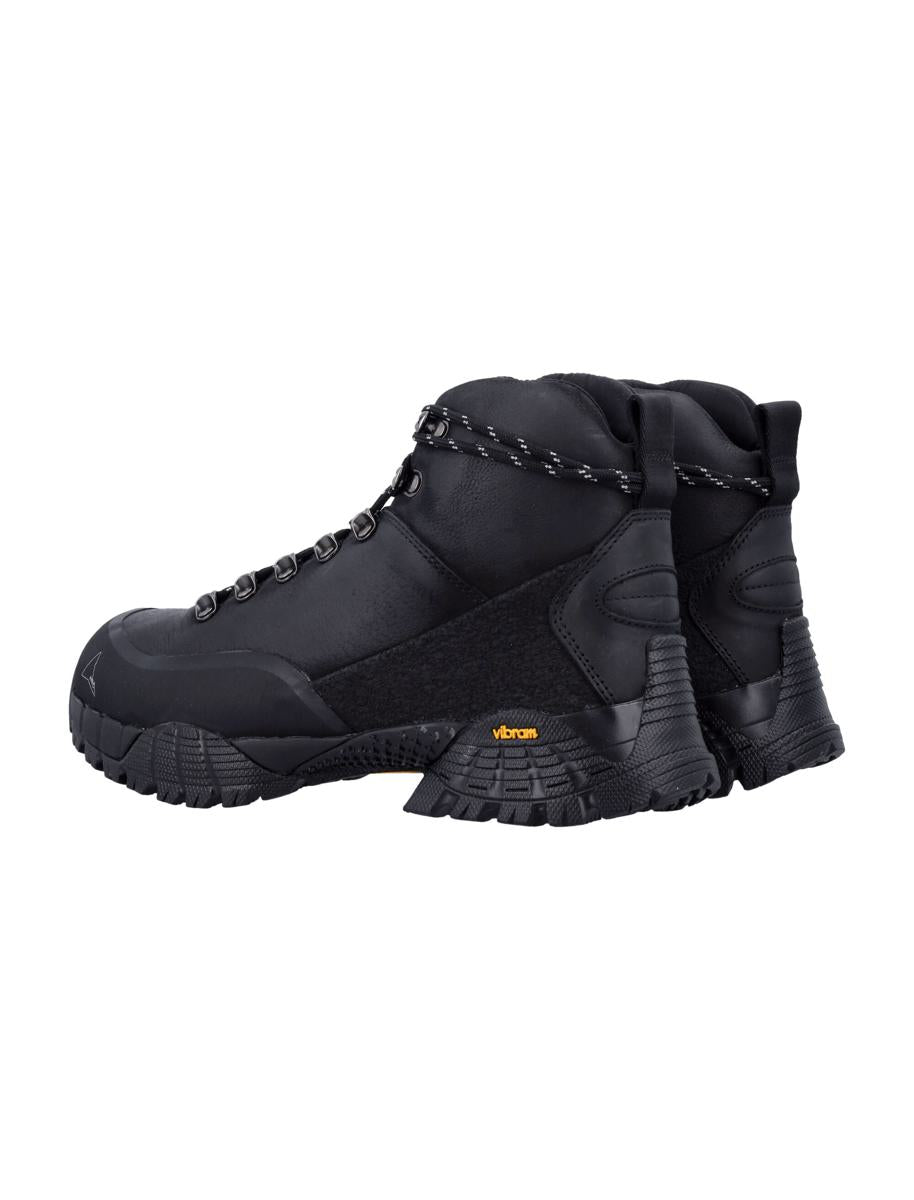 Roa Andreas Schwarze Kudu-Lederstiefel