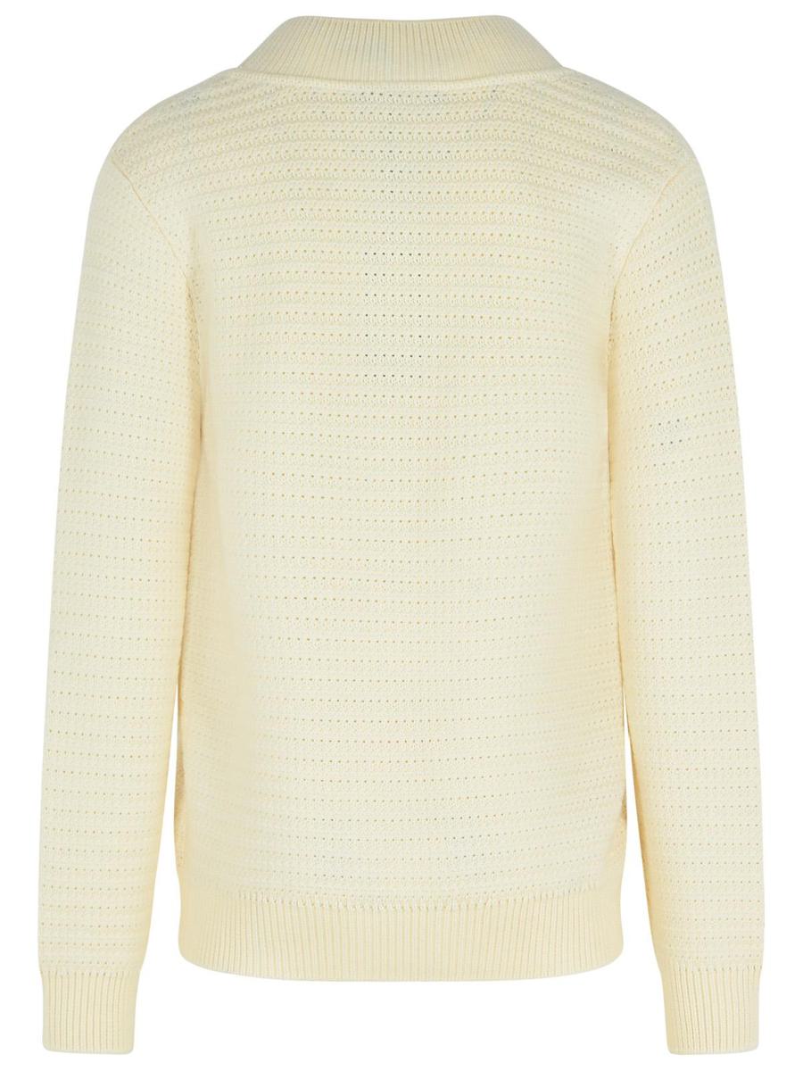 Dolce &amp; Gabbana Weißer Pullover aus Schurwolle