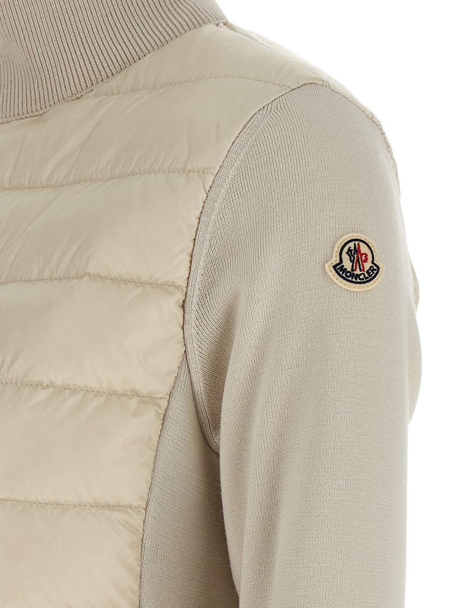 Moncler Zwei-Material-Cardigan