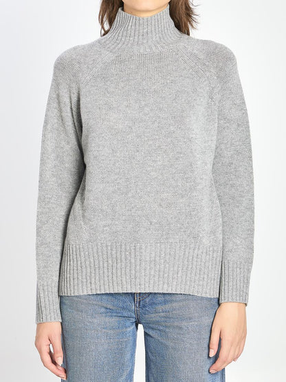 Rollkragenpullover aus Wolle und Kaschmir