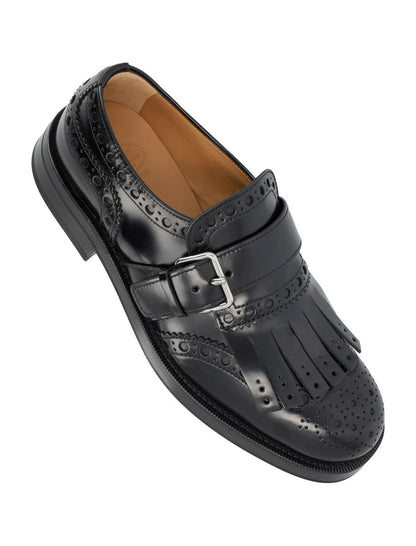 Church'S – Schwarze Monkstrap-Brogues aus Leder