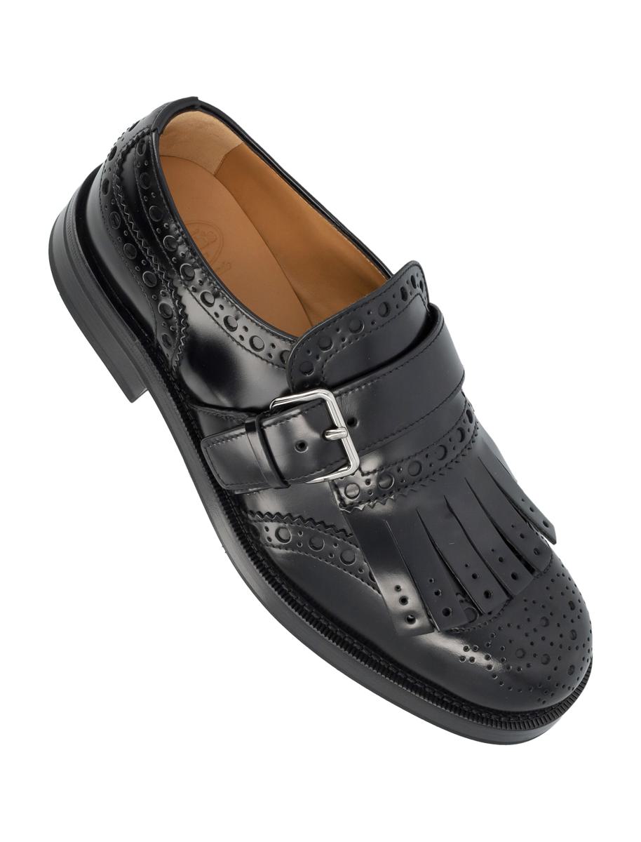 Church'S – Schwarze Monkstrap-Brogues aus Leder