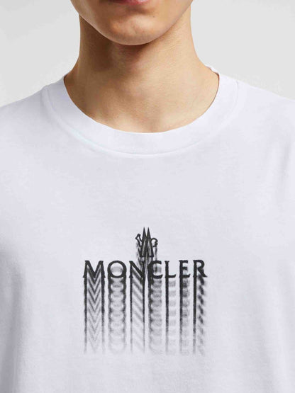 Moncler Baumwoll-Logo-T-Shirt