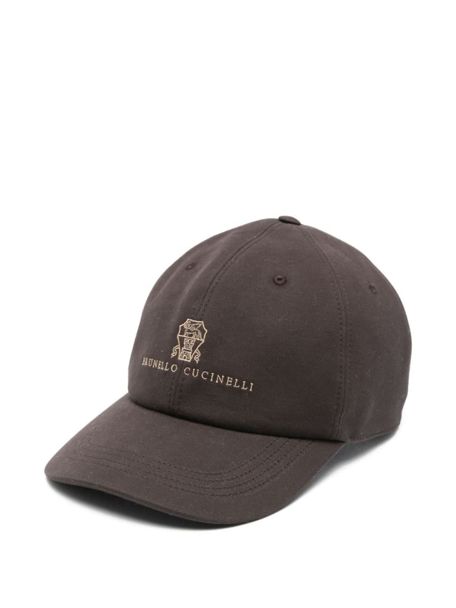 Brunello Cucinelli Baseballkappe aus Baumwolle mit Logo