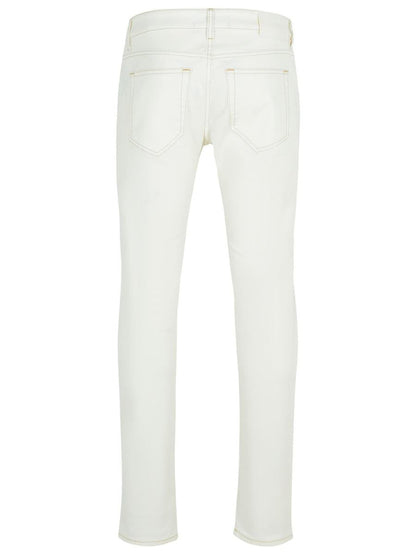Pt05 „Swing“ Weiße Baumwolljeans
