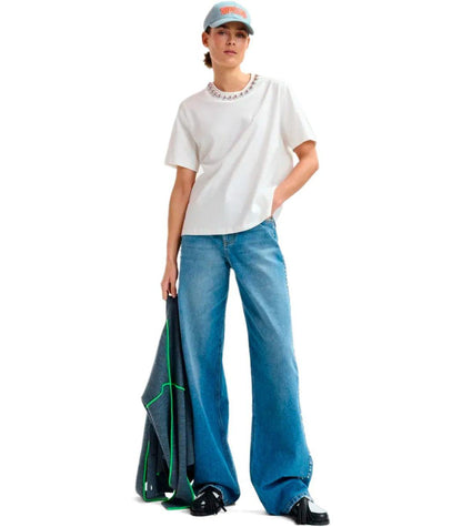 Essentiel Antwerp Intenso Elfenbein T-Shirt