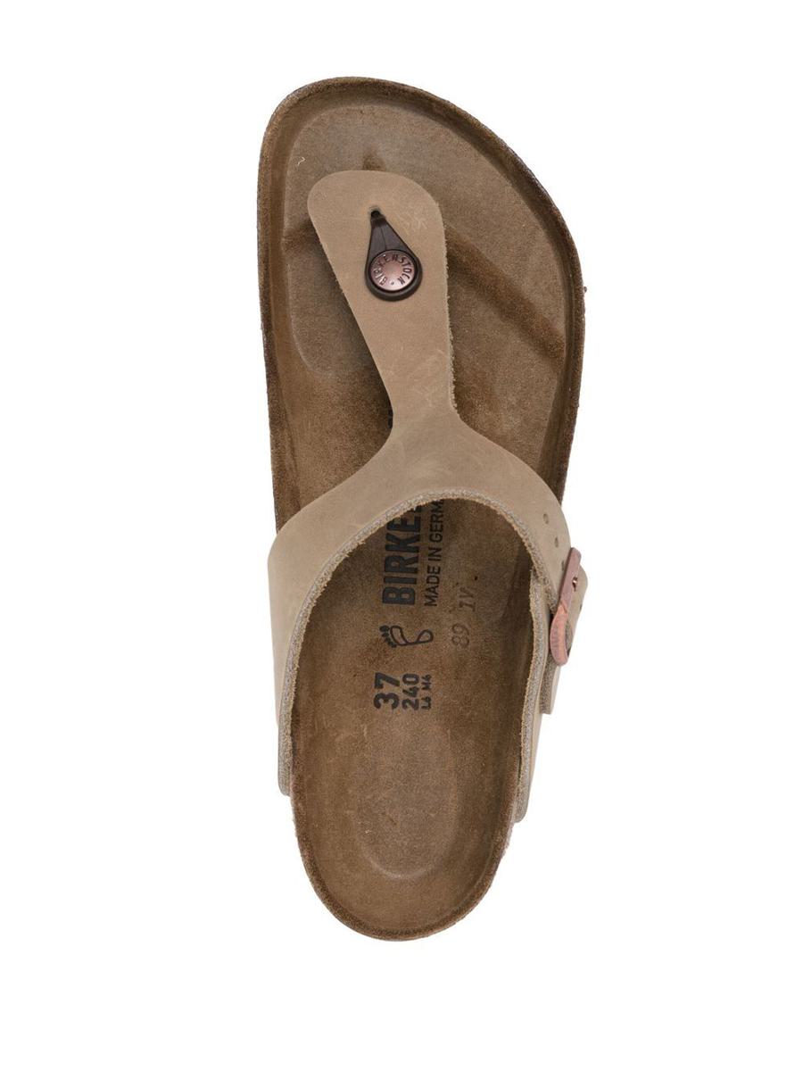 Birkenstock Gizeh Sandalen aus geöltem Leder