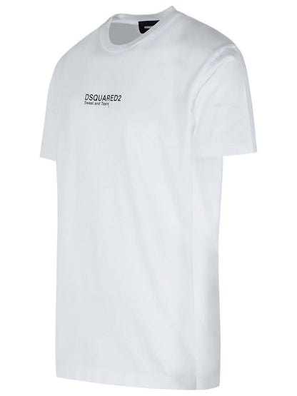 DSQUARED2 Weißes Baumwoll-T-Shirt