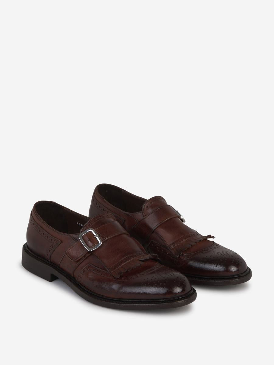 Grüne George-Schnallenschuhe