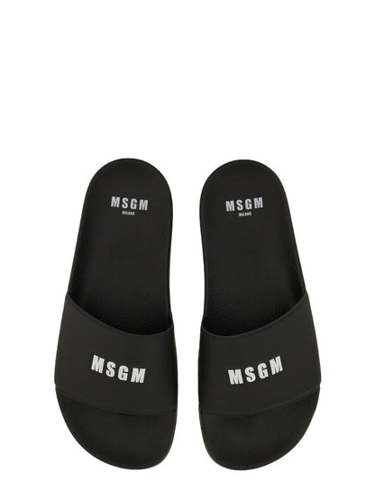 Msgm – Slide-Sandale mit Logo