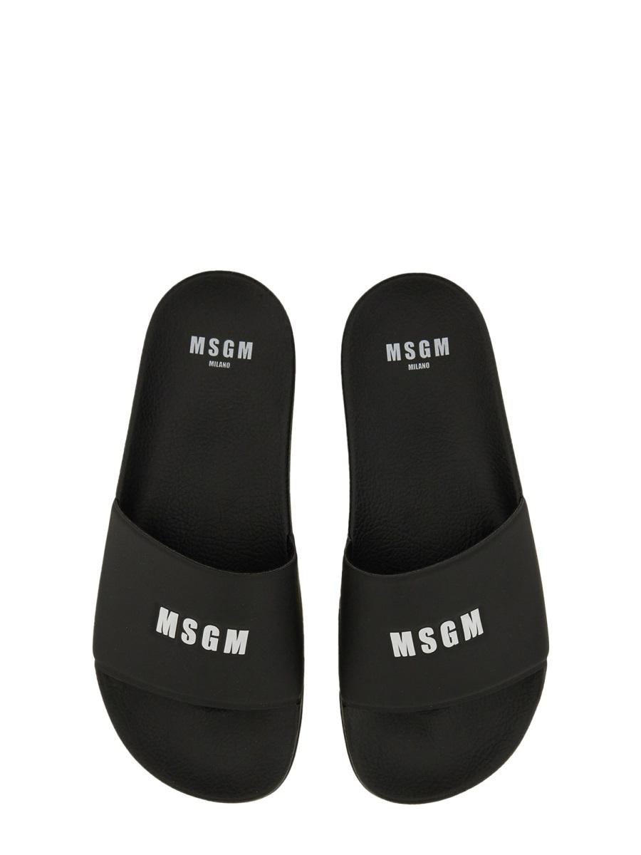 Msgm – Slide-Sandale mit Logo