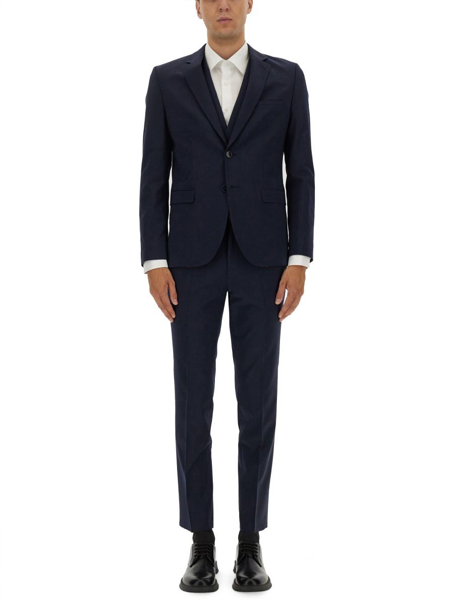 Hugo Boss – Dreiteiliger Slim-Fit-Anzug