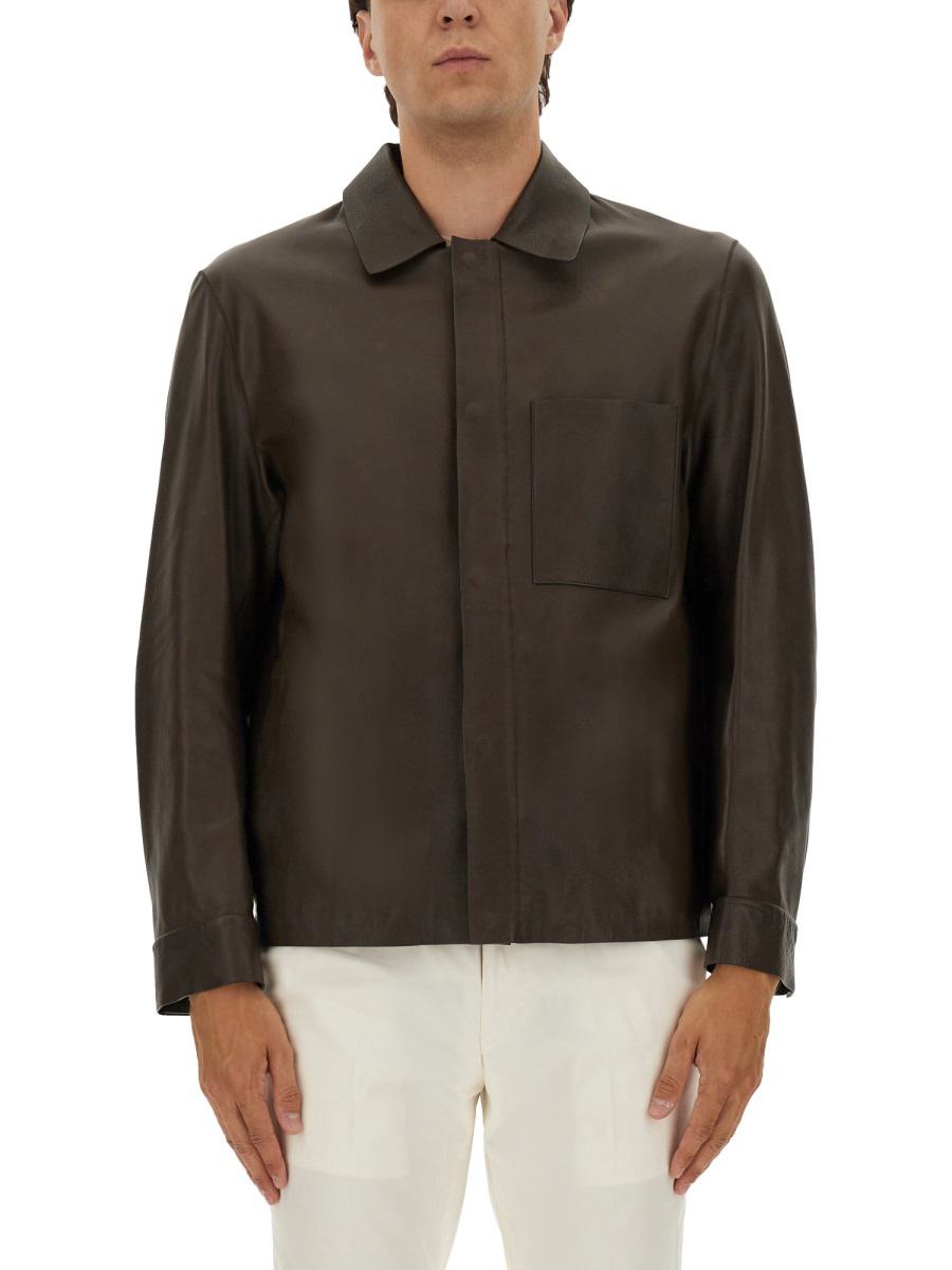Boss Lederjacke
