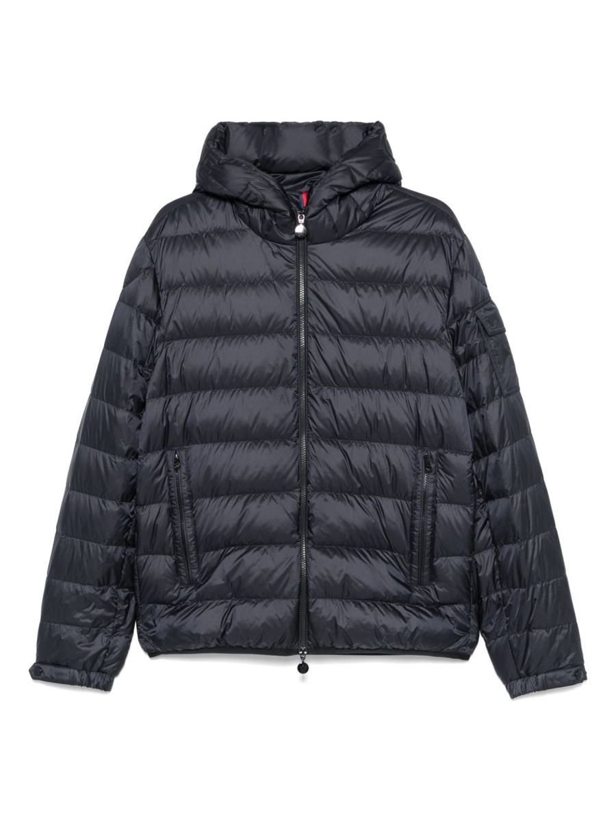 Moncler – Blaue Daunenjacke „Najan“ mit Kapuze