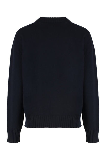 Fabiana Filippi Pullover aus Wollmischung mit Rundhalsausschnitt
