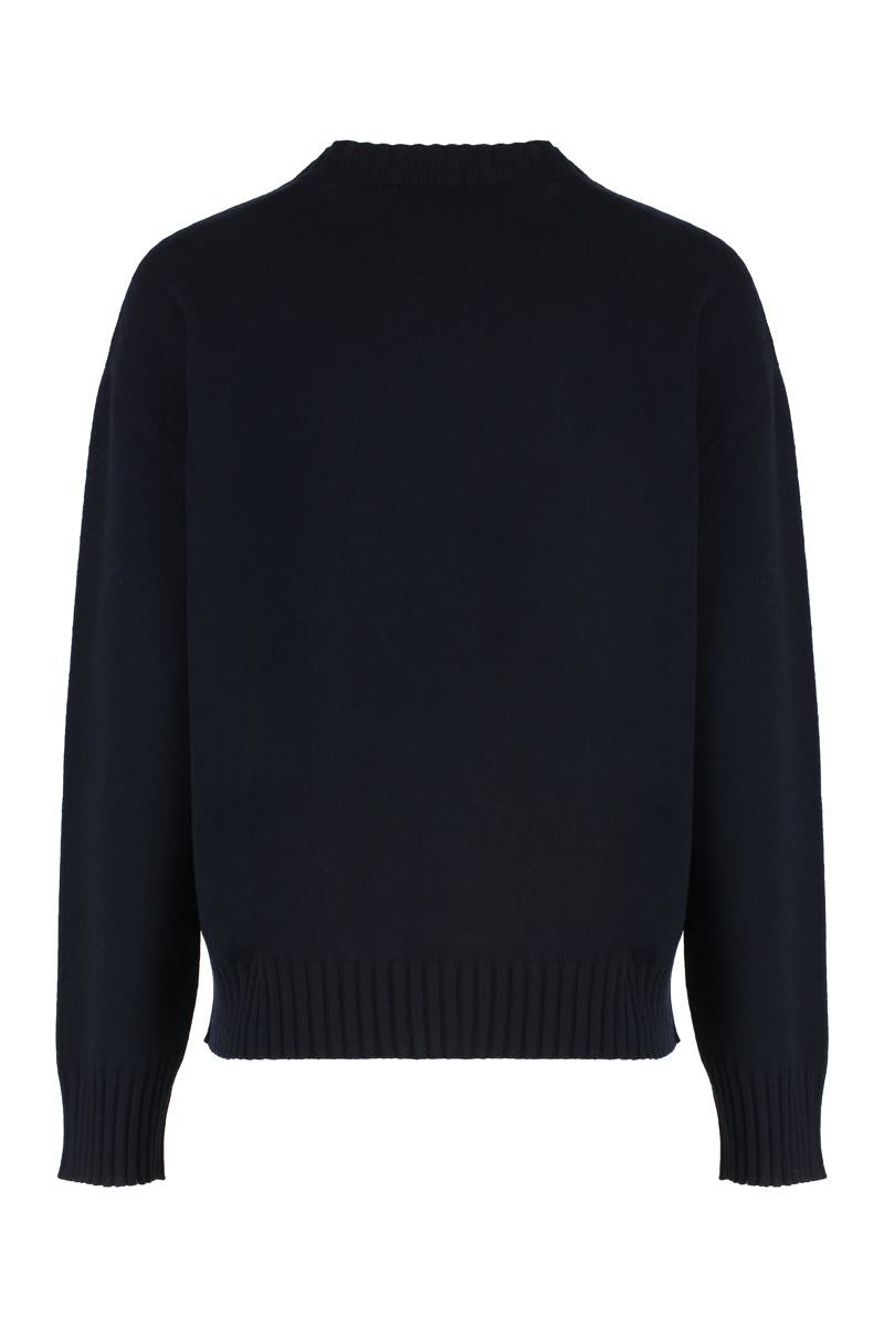 Fabiana Filippi Pullover aus Wollmischung mit Rundhalsausschnitt