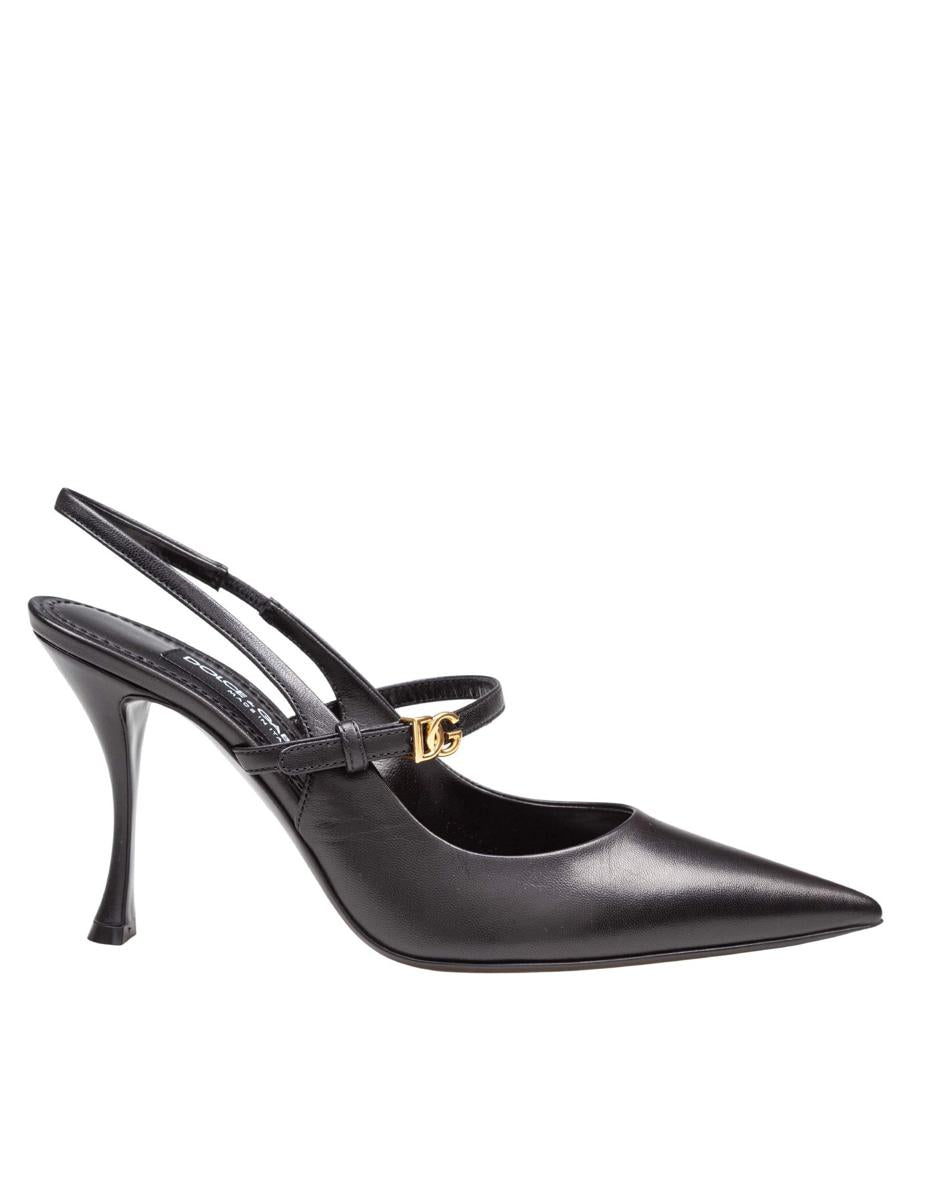 Dolce &amp; Gabbana Slingbacks aus Nappaleder