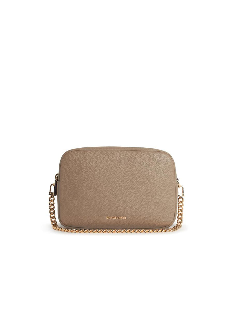 Michael Kors „Briant“ taubengraue Ledertasche