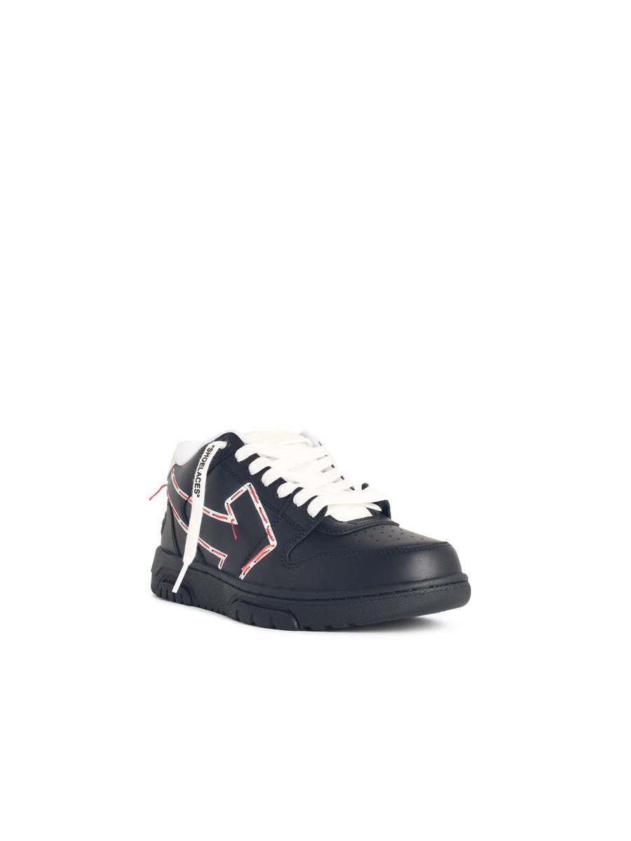 Off-White – Schwarze Sneakers mit „Ooo“-Print und -Stitching