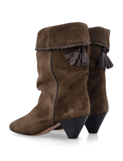 Isabel Marant Dalby drapierte Wildlederstiefel