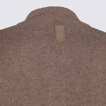 Canali Brauner Wollstrick