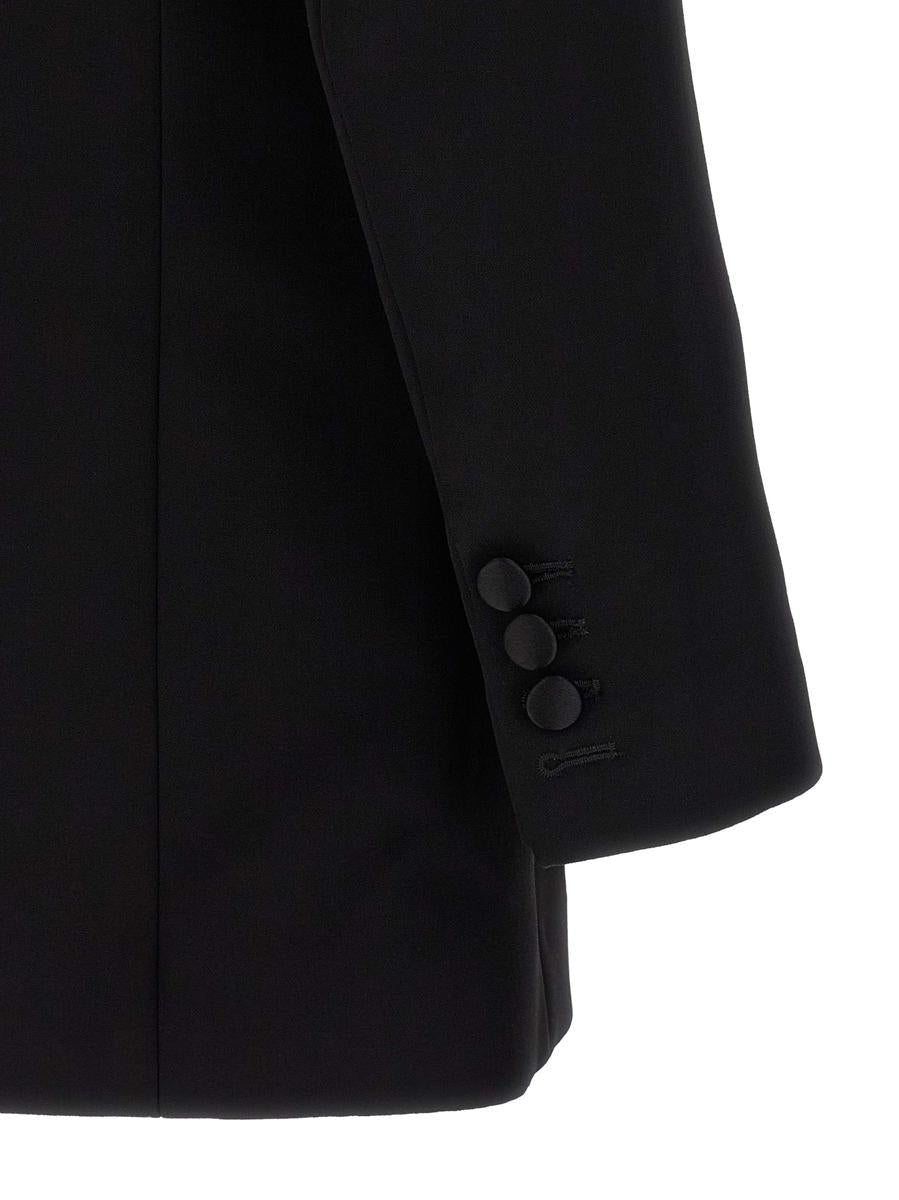 Balmain Blazer mit Blattstickerei