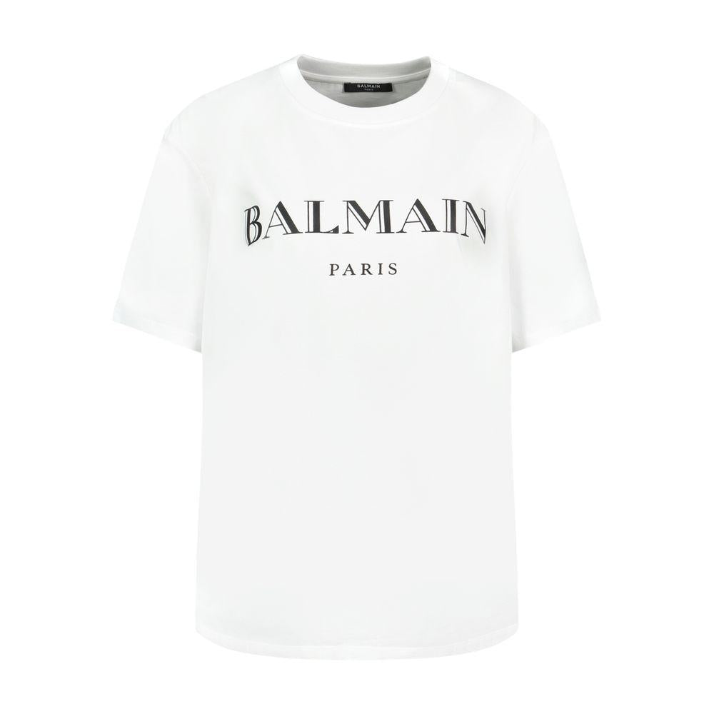 Balmain – Reg Fit T-Shirt mit Vintage-Print