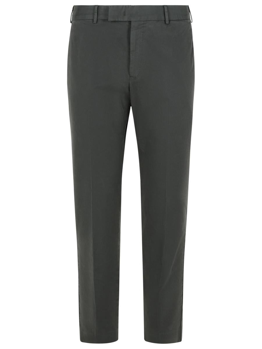 Pt Torino „Rebel“ Hose aus Stretch-Baumwolle in Grau