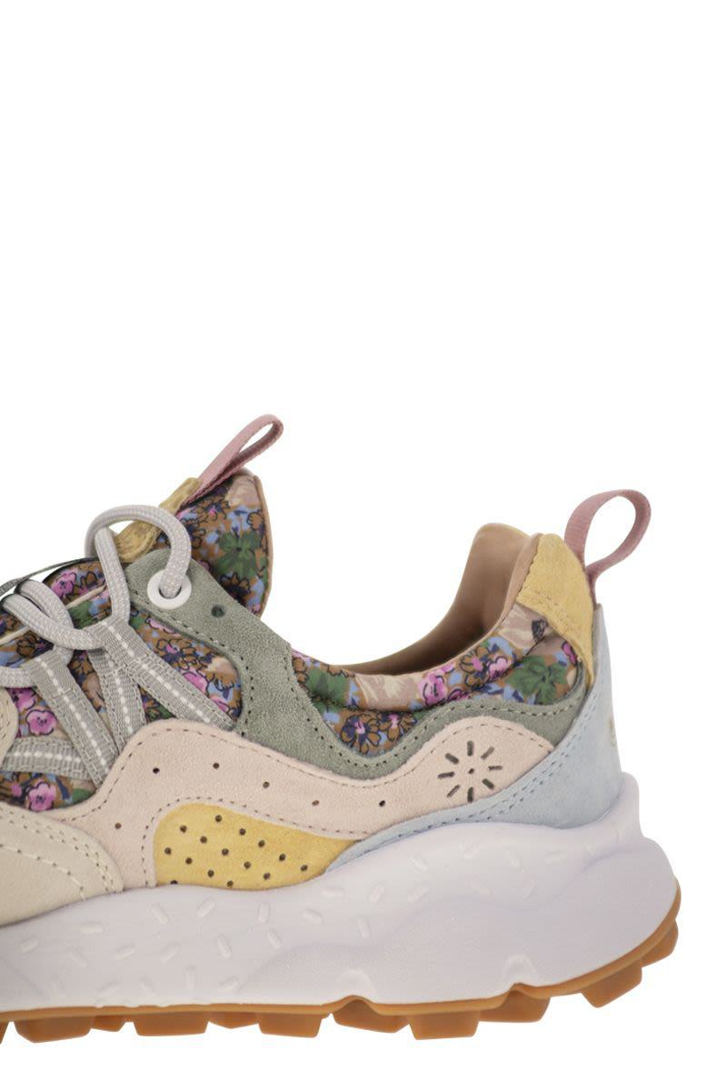 Flower Mountain Yamano 3 - Sneakers aus Wildleder und Funktionsgewebe
