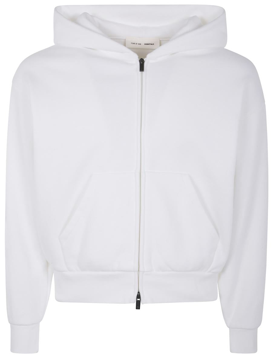 Fear Of God Essential Damen Classic Fit Zip-Up Hoodie Kleidung
