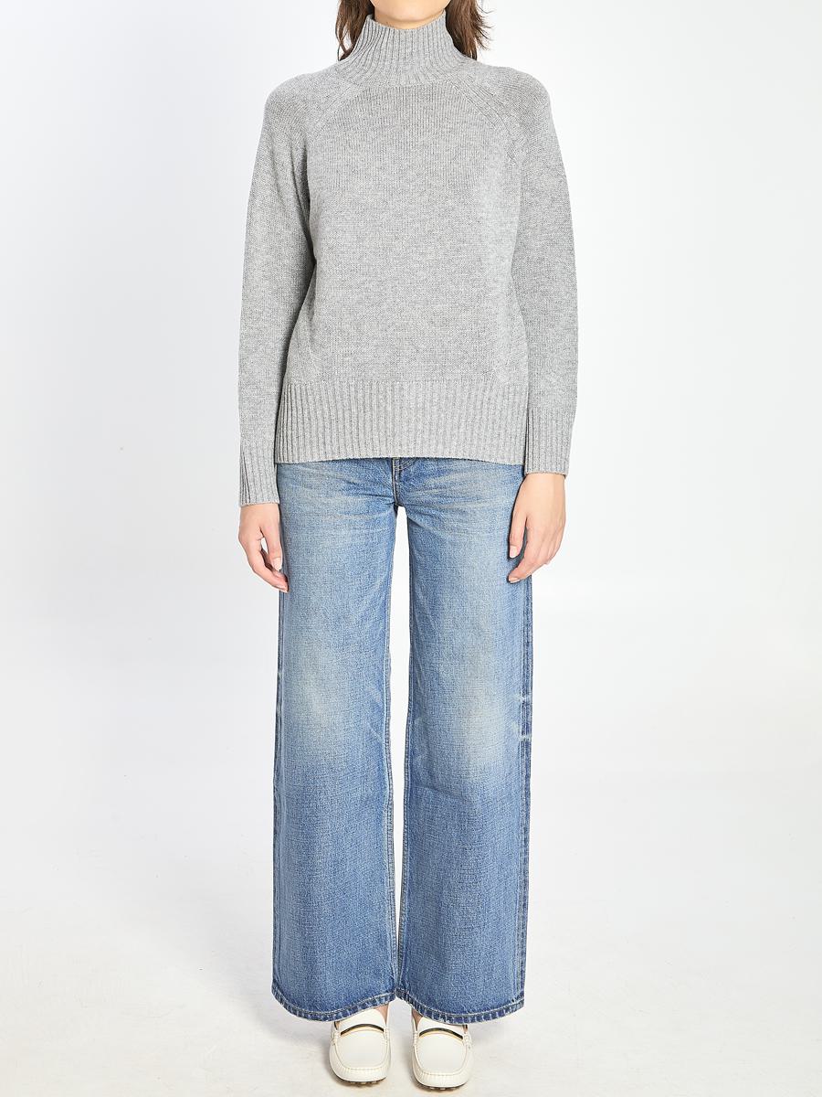 Rollkragenpullover aus Wolle und Kaschmir