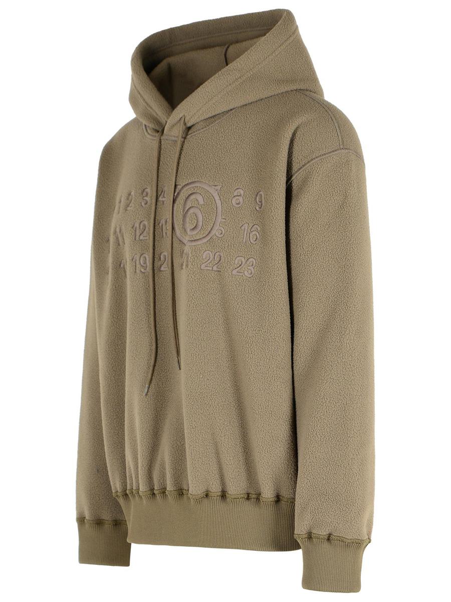 MM6 Maison Margiela Taupe Polyester-Sweatshirt
