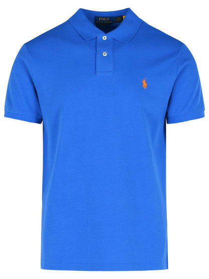 Polo Ralph Lauren – Blaues Poloshirt aus Baumwolle