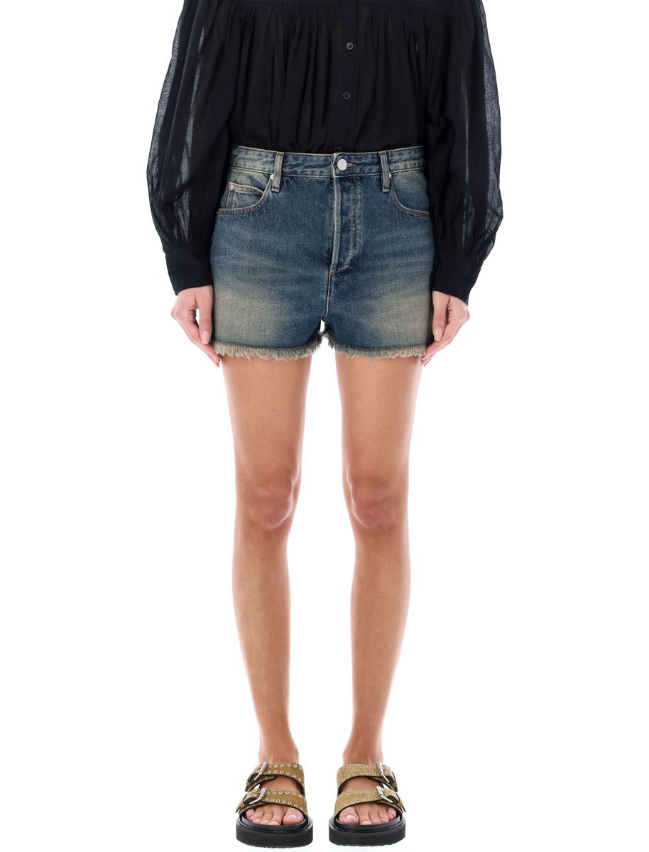 Isabel Marant Étoile Lesia Jeansshorts